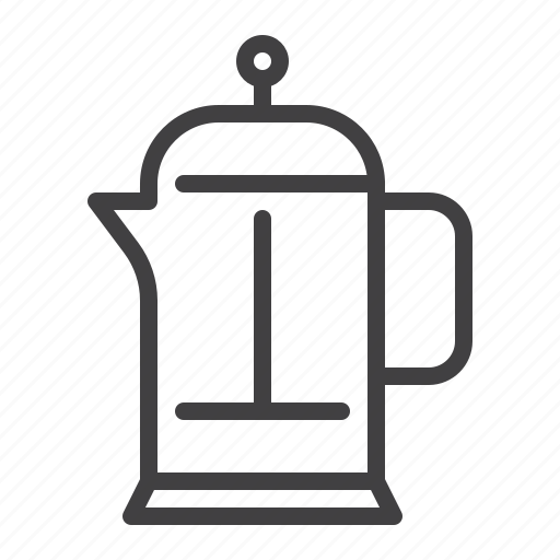 French, press, coffee, kettle icon - Download on Iconfinder