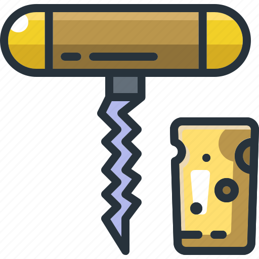 Cap, cork, corkscrew, kitchen, screw, utensil, wine icon - Download on Iconfinder