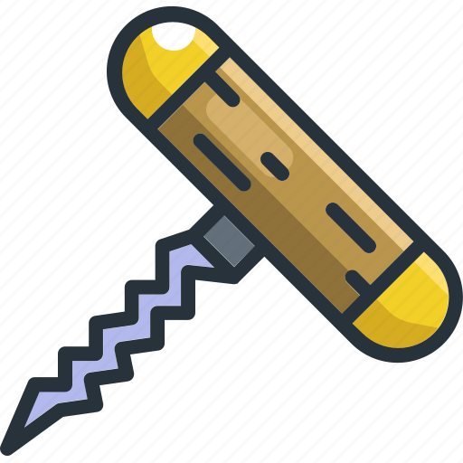 Corkscrew, kitchen, utensil icon - Download on Iconfinder