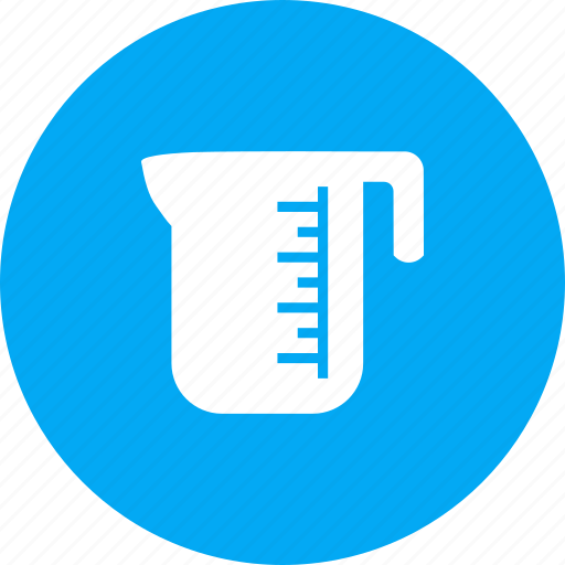 Cup, jar, jug, kitchen, measure, measureing, water icon - Download on Iconfinder