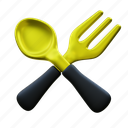spoon, fork, kitchenware, utensil, stainless, tableware, restaurant 