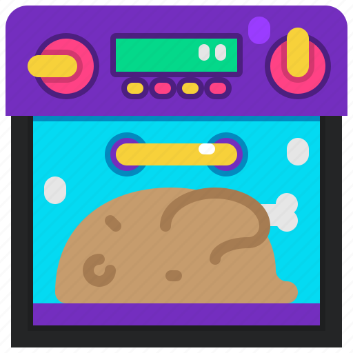 Oven, bake, food, microwave, kitchenware, roast, chicken icon - Download on Iconfinder