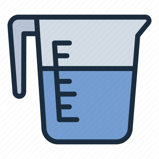 Kitchen, kitchenware, chef, measuring cup, measuring glass, measuring jug, measuring jar icon - Download on Iconfinder