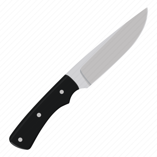 Attack, danger, hunt, hunting knife, knife, melee, weapon icon - Download on Iconfinder