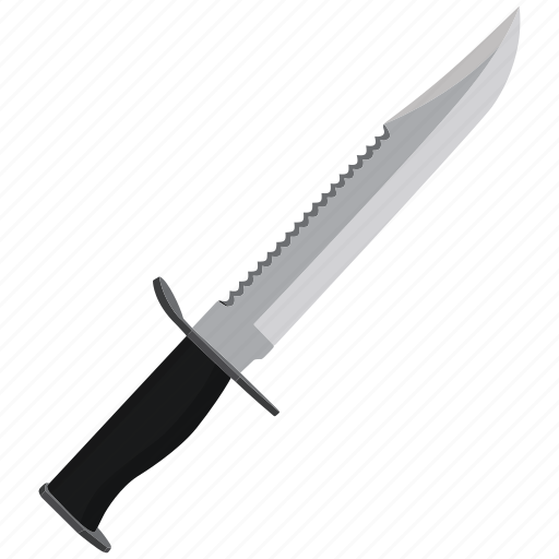 Attack, danger, hunt, hunting knife, knife, melee, weapon icon - Download on Iconfinder