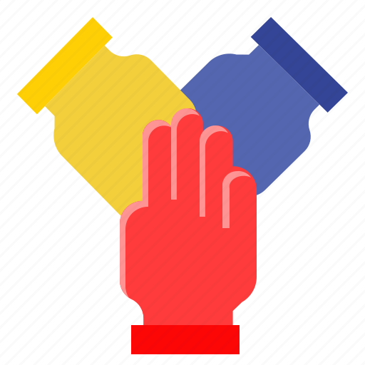 Collaborative, combine, hand, team, together icon - Download on Iconfinder