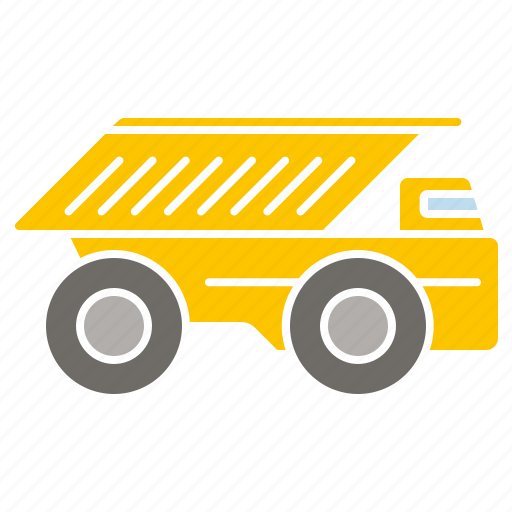 Construction, dump truck, equipment, industry, tipper, tool, vehicle icon - Download on Iconfinder
