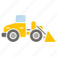 bulldozer, construction, equipment, industry, tool, vehicle, wheel loader 