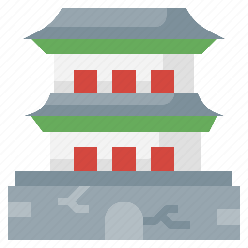 Building, buildings, gate, monuments, namdaemum icon - Download on Iconfinder
