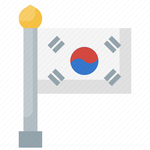 Flag, flags, korea, nation, south, world icon - Download on Iconfinder