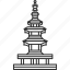 pagoda, temple, religious, oriental, architecture 