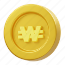 won, coin, won coin, finance, currency, money, investment, coinage, gold 
