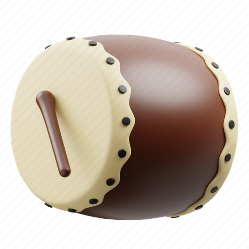 Korean, buk, korean buk, music, instrument, drum, traditional-instrument 3D illustration - Download on Iconfinder