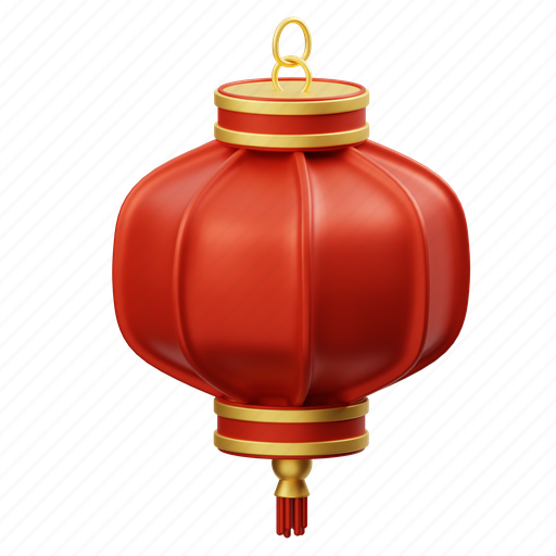 Korean, lantern, korean lantern, decoration, traditional, ornamental, paper-lantern 3D illustration - Download on Iconfinder