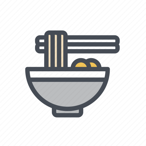 Black bean noodle, korean, noodle, ramen, noodles icon - Download on Iconfinder