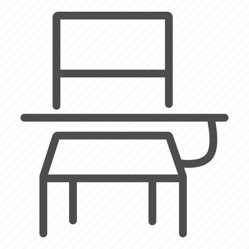 Table, chair, school, desk, furniture icon - Download on Iconfinder