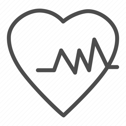 Health, heart, medical, pulse, love, graph, rhythm icon - Download on Iconfinder