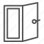 door, interior, home, entrance, frame, rack, knob 