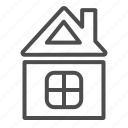 house, home, residential, estate, window, roof, chimney