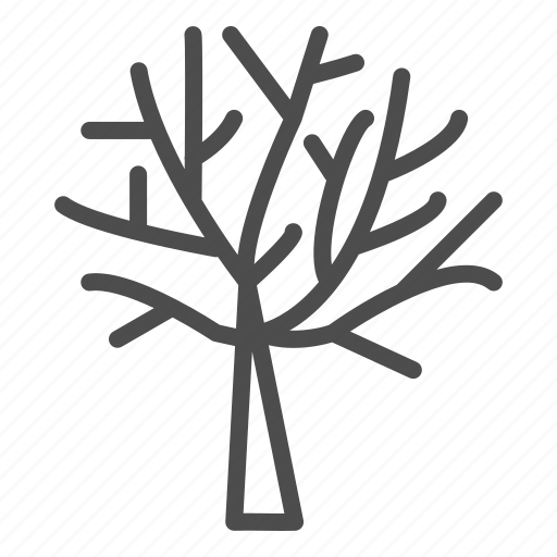 Branch, forest, bare, tree, plant, garden, nature icon - Download on Iconfinder