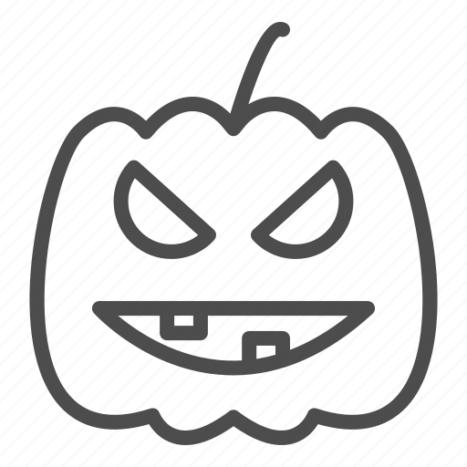 Smile, pumpkin, vegatable, scary, spooky, creepy icon - Download on Iconfinder