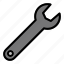 wrench, construction, tool, equipment, building 