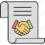 agreement, contract, deal, document, business, handshake, partnership, paper, finance 