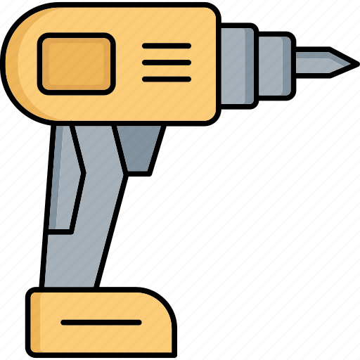 Drill machine, drill, tool, construction, drilling, equipment, machine icon - Download on Iconfinder