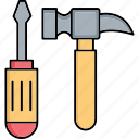 repair tools, repair, tools, screwdriver, wrench, equipment, spanner, tool, construction