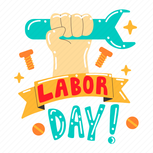 Labor day, greeting, text, labour, worker, industry, factory icon - Download on Iconfinder