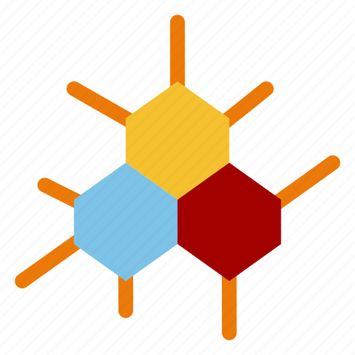 Chemical, chemistry, experiment, laboratory, molecules, research, science icon - Download on Iconfinder