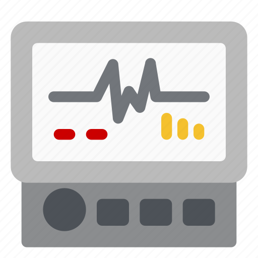 Cardiogram, ecg machine, ecg monitor, electrocardiogram, heartbeat, heartbeat screen, medical icon - Download on Iconfinder