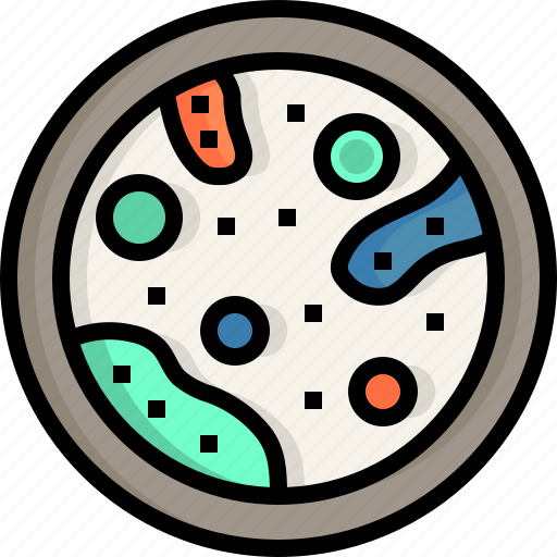 Dish, science, petri, cell, medical, bacterium icon - Download on Iconfinder