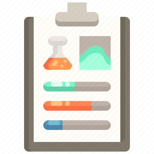 Laboratory, result, science, analytical, chemistry, clipboard icon - Download on Iconfinder