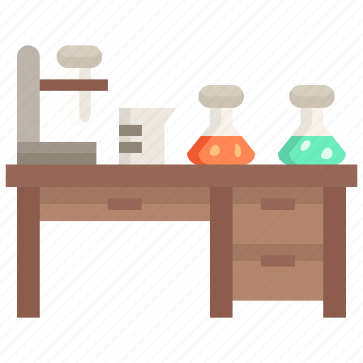 Education, desk, science, chemicals, chemistry icon - Download on Iconfinder