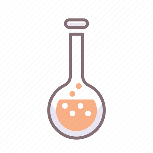 Boiling, flask, laboratory, chemistry, tube, experiment icon - Download on Iconfinder