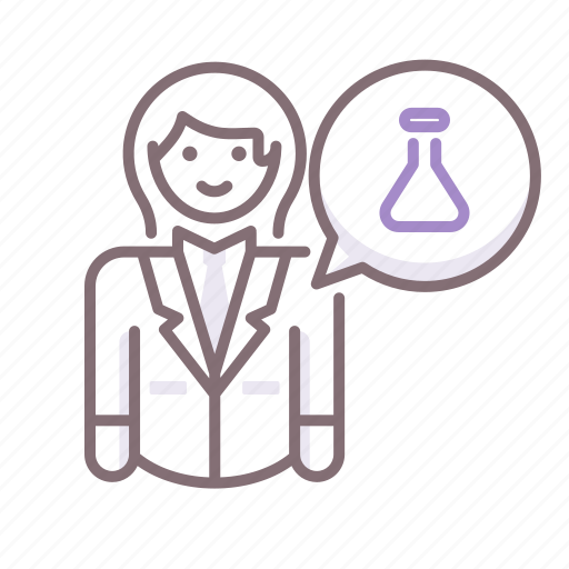 Lab, assistant, laboratory, researcher, chemistry icon - Download on Iconfinder