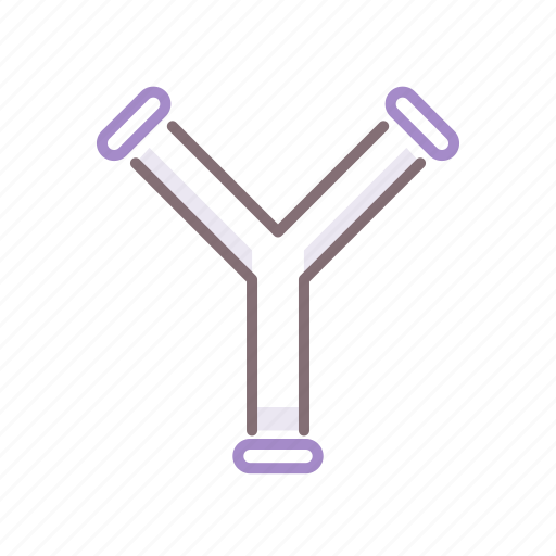 Y, tube, glassware, laboratory, equipment icon - Download on Iconfinder