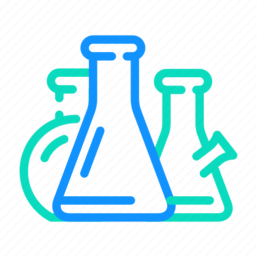 Flasks, lab, tools, laboratory, equipment, analysis icon - Download on Iconfinder