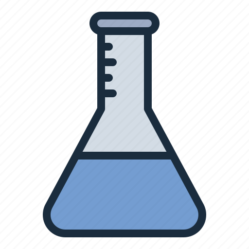 Erlenmeyer, chemistry, technology, science, laboratory, flask icon - Download on Iconfinder