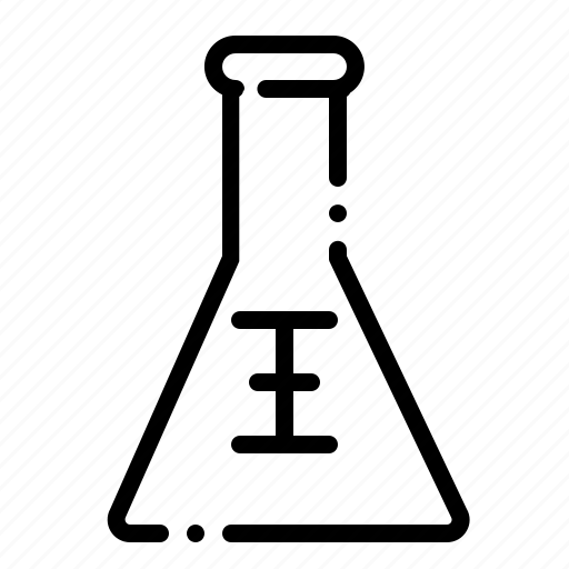 Erlenmeyer flask icon, scientific icon, laboratory tools icon, laboratory glassware icon, chemisrty equipment icon, science icon, erlenmeyer flask icon - Download on Iconfinder