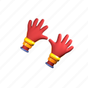 worker, gloves