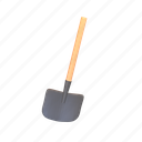 soil, shovel