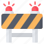 barrier, road, street, traffic, block, sign, construction 