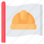 flag, labour, labor, day, helmet, worker, construction 