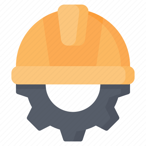 Engineer, engineering, civil, gear, helmet, labour day, labor day icon - Download on Iconfinder