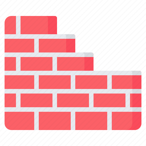 Brick, wall, brickwall, bricklayer, construction, architecture, building icon - Download on Iconfinder