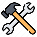 repair, tool, hammer, wrench, maintenance, improvement, construction