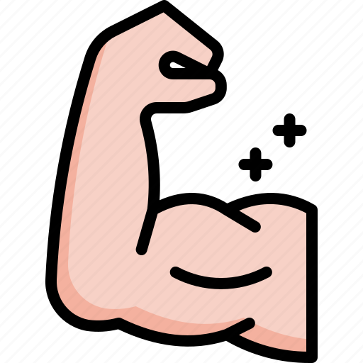 Strong, muscle, arm, worker, gym, fitness, wellness icon - Download on Iconfinder