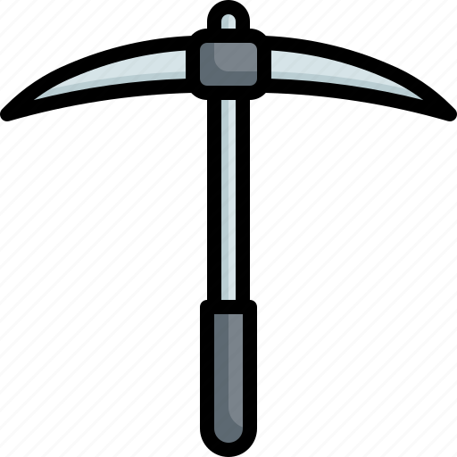 Pickaxe, construction, tools, pick, hammer, digging, labor icon - Download on Iconfinder